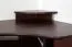 Schreibtisch Kiefer massiv Vollholz Walnussfarben Junco 185 - Abmessungen: 74 x 138 x 83 cm (H x B x T)
