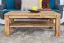 Wohnzimmertisch Eiche Massivholz Farbe: Natur 45x105x65 cm
