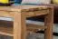Wohnzimmertisch Eiche Massivholz Farbe: Natur 45x105x65 cm