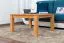 Beistelltisch Couchtisch Kernbuche Massivholz Farbe: Natur 45x80x80 cm