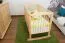 Babywiege Kiefer massiv Vollholz natur 104, inkl. Lattenrost - 60 x 120 cm (B x L)