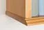Hängeregal / Wandregal Kiefer massiv Vollholz Erlefarben Junco 335 -  30 x 40 x 24 cm (H x B x T)