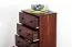 Kommode Kiefer massiv Vollholz Walnussfarben Junco 141 - Abmessungen: 123 x 60 x 42 cm (H x B x T)