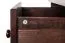 Kommode Kiefer massiv Vollholz Walnussfarben Junco 141 - Abmessungen: 123 x 60 x 42 cm (H x B x T)