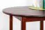 Tisch Kiefer massiv Vollholz Walnussfarben Junco 235A (rund) - Durchmesser 100 cm