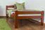 Kinderbett / Jugendbett "Easy Premium Line" K1/2n, Buche Vollholz massiv kirschrot lackiert - Liegefläche: 90 x 190 cm