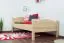 Kinderbett / Jugendbett Buche massiv Vollholz natur 113, inkl. Lattenrost - 90 x 200 cm (B x L)