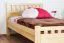 Kinderbett / Jugendbett Kiefer massiv Vollholz natur 68, inkl. Lattenrost - 100 x 200 cm (B x L)