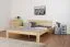 Doppelbett / Gästebett Kiefer massiv Vollholz natur 75, inkl. Lattenrost - 160 x 200 cm (B x L)