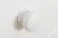 Kleiderschrank Kiefer Vollholz massiv weiß lackiert Junco 18 - Abmessung 195 x 135 x 44 cm