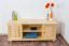 TV-Unterteil Massivholz Farbe: Natur 55x136x47 cm 