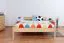 Kinderbett / Jugendbett Kiefer massiv Vollholz natur 85, inkl. Lattenrost - 140 x 200 cm (B x L)