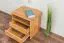 Nachtkästchen Wooden Nature 136 Kernbuche massiv -  50 x 53 x 43 cm (H x B x T)