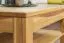 Massivholz Couchtisch Loungetisch Eiche Bio geölt 47x100x70 cm, Wohnzimmertisch Beistelltisch Clubtisch massiv