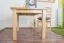 Holztisch Tisch 90x140 cm Kiefer massiv, Farbe: Natur