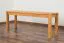 Bank Wooden Nature 134 Kernbuche massiv - 120 x 33 cm (L x B)