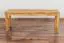 Bank Wooden Nature 134 Eiche massiv - 120 x 33 cm (L x B)