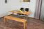 Esstisch Wooden Nature 414 Kernbuche massiv geölt, Tischplatte rustikal - 160 x 90 cm (B x T)