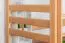 Kinderbett / Hochbett "Easy Premium Line" K22/n, Buche Vollholz massiv Natur - Liegefläche: 90 x 200 cm