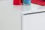 Kommode Sabadell 20, Farbe: Weiß / Weiß Hochglanz - 87 x 90 x 48 cm (H x B x T)