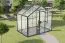 Gewächshaus - Glashaus Grünkohl L3, gehärtetes Glas 4 mm, Grundfläche: 3,10 m² - Abmessungen: 150 x 220 cm (L x B)