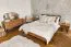 Doppelbett Masterton 01 Kernbuche massiv geölt - Liegefläche: 180 x 200 cm (B x L)
