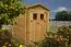 Blockbohlen Gartenhaus 19 mm Salzburg - B180 x L130