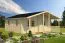 Ferienhaus Alteck inkl. Fußboden - 70 mm Blockbohlenhaus, Grundfläche: 46,9 m², Satteldach