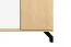 Vitrine Riemst 05, Farbe: Eiche / Weiß - Abmessungen: 164 x 90 x 40 cm (H x B x T)