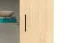 Vitrine Riemst 05, Farbe: Eiche / Weiß - Abmessungen: 164 x 90 x 40 cm (H x B x T)
