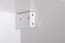 Wohnwand mit genügend Stauraum Kongsvinger 71, Farbe: Weiß Hochglanz / Eiche Wotan - Abmessungen: 150 x 330 x 40 cm (H x B x T), mit fünf Türen