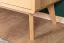 Drehtürenschrank / Kleiderschrank Eiche massiv natur Aurornis 06 - Abmessungen: 200 x 142 x 60 cm (H x B x T)