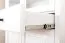 Vitrine Kiefer Vollholz massiv weiß Lagopus 111 - Abmessungen: 200 x 80 x 42 cm (H x B x T)
