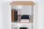 Bücherregal Panduros 07, Farbe: Kiefer Weiß / Eiche Braun - Abmessungen: 128 x 45 x 40 cm (H x B x T)