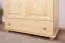 Kleiderschrank 2-türig, Farbe: Natur 195x102x59 cm