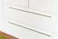 Drehtürenschrank / Kleiderschrank mit LED-Rahmen Siumu 37, Farbe: Weiß / Weiß Hochglanz - 226 x 322 x 60 cm (H x B x T)