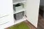 Drehtürenschrank / Kleiderschrank mit Rahmen Siumu 37, Farbe: Weiß / Weiß Hochglanz - 226 x 322 x 60 cm (H x B x T)