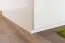 Drehtürenschrank / Kleiderschrank Siumu 30, Farbe: Weiß / Weiß Hochglanz - 224 x 182 x 56 cm (H x B x T)