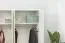 Drehtürenschrank / Kleiderschrank mit Rahmen Siumu 28, Farbe: Weiß / Weiß Hochglanz - 226 x 187 x 60 cm (H x B x T)