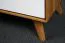 TV-Unterschrank Timaru 26 Wildeiche geölt / Weiß, teilmassiv - Abmessungen: 48 x 134 x 40 cm (H x B x T)
