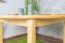 Holztisch Tisch 120x120 cm Kiefer massiv, Farbe: Natur