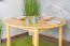 Holztisch Tisch 120x120 cm Kiefer massiv, Farbe: Natur