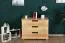 Kommode Kiefer massiv Vollholz natur 002 - Abmessung 80 x 100 x 47 cm (H x B x T)
