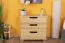 Kommode Kiefer massiv Vollholz natur 002 - Abmessung 80 x 80 x 42 cm (H x B x T)