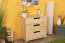 Kommode Kiefer massiv Vollholz natur 002 - Abmessung 80 x 80 x 42 cm (H x B x T)