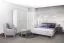 Schlafzimmer - Kleiderschrank, Farbe: Eiche Weiß - 222 x 150 x 52 cm (H x B x T)