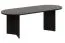 Esstisch Iraklia 01, Farbe: Esche Prestige Schwarz, aus hochwertigen Material, Maße: 204 x 90 cm, ovale Form, für Esszimmer