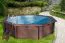 Pool aus Kiefernholz Sunnydream 04, Natur, 5,30 x 1,36 Meter, inklusive Premium Filteranlage,  Filtermedium, Poolleiter, Poolfolie, Boden- und Wandvlies, Edelstahl-Eckverbindungen