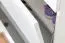 Schuhschrank Sabadell 08, Farbe: Weiß / Weiß Hochglanz - 108 x 60 x 38 cm (H x B x T)