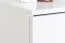 Schuhschrank Sabadell 08, Farbe: Weiß / Weiß Hochglanz - 108 x 60 x 38 cm (H x B x T)